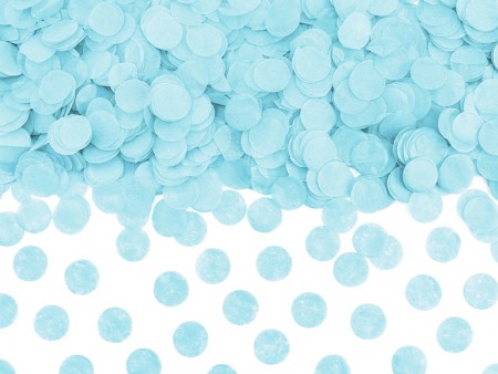 Confettis Cercles - bleu clair