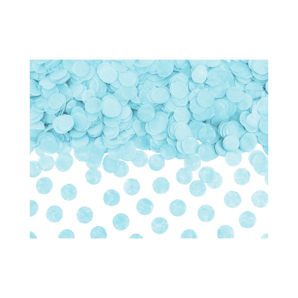 Confettis Cercles - bleu clair
