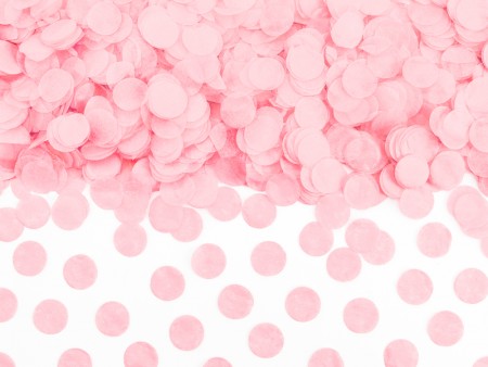 Confettis Cercles - rose clair