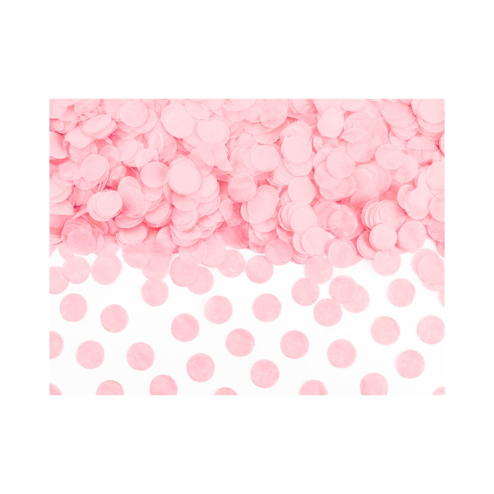 Confettis Cercles - rose clair