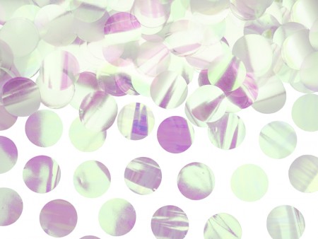 15 g confettis mylar irisé