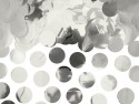 Cercles de confettis -argent