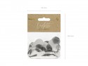Cercles de confettis -argent