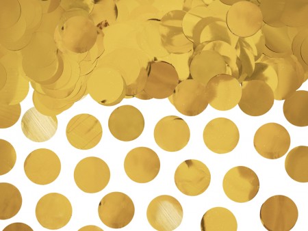 Cercles de confettis - or