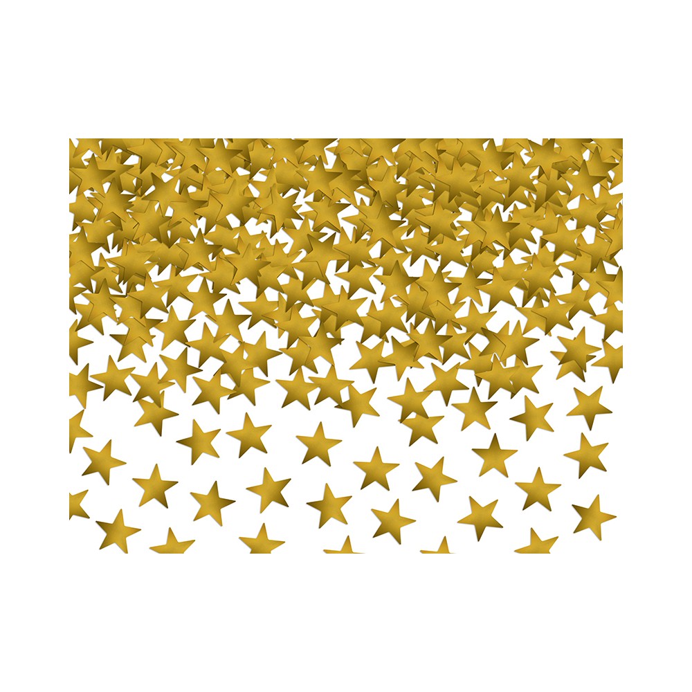 Confetti en bois Etoiles - or