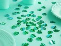 Confettis métallisés Feuilles - vert