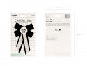 Rosette pour 30e anniversaire - crème/noir