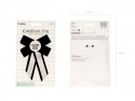 Rosette pour 50e anniversaire - crème/noir
