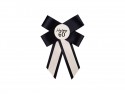Rosette pour 60e anniversaire - crème/noir
