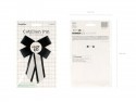 Rosette pour 60e anniversaire - crème/noir