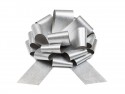 Nœud décoratif DIY - argent - 30 cm