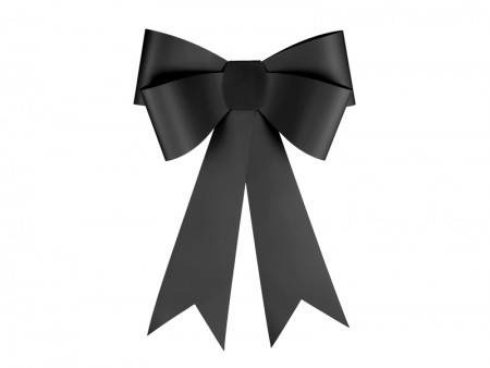 nœud décoratif DIY - noir