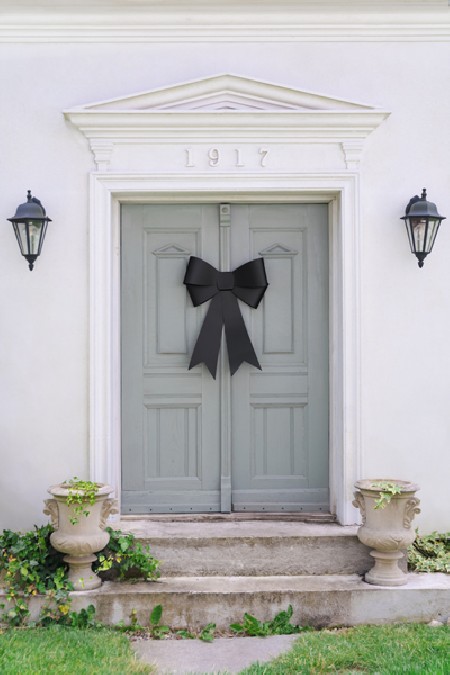 nœud décoratif DIY - noir