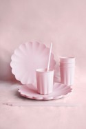 4 Gobelets en plastique Volant - rose
