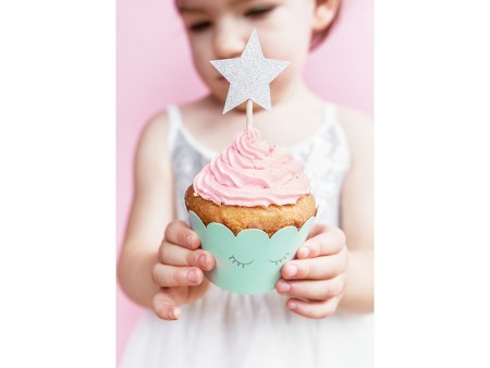 6 Décorations de muffins...