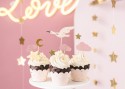 7 Cupcake Cake topper - Cigogne