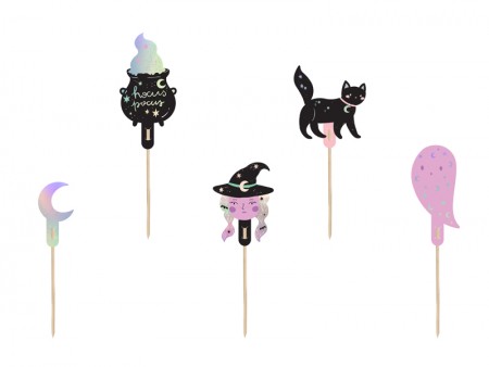 6 Décors muffins Halloween -