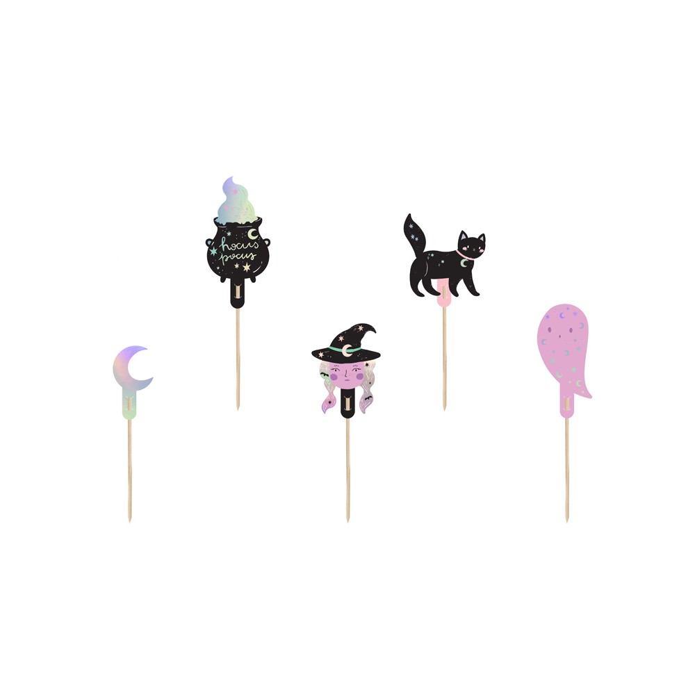 6 Décors muffins Halloween -