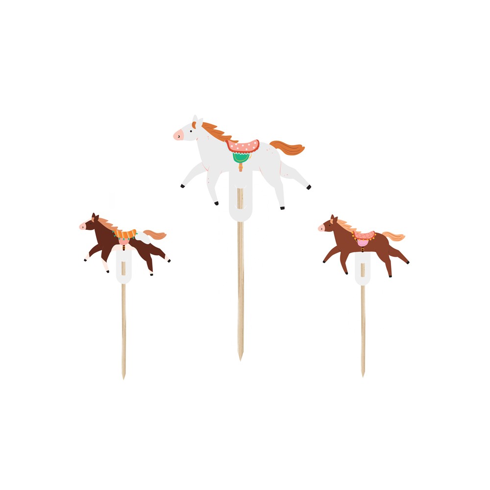 6 Cake topper - cheval