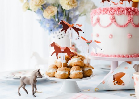 6 Cake topper - cheval