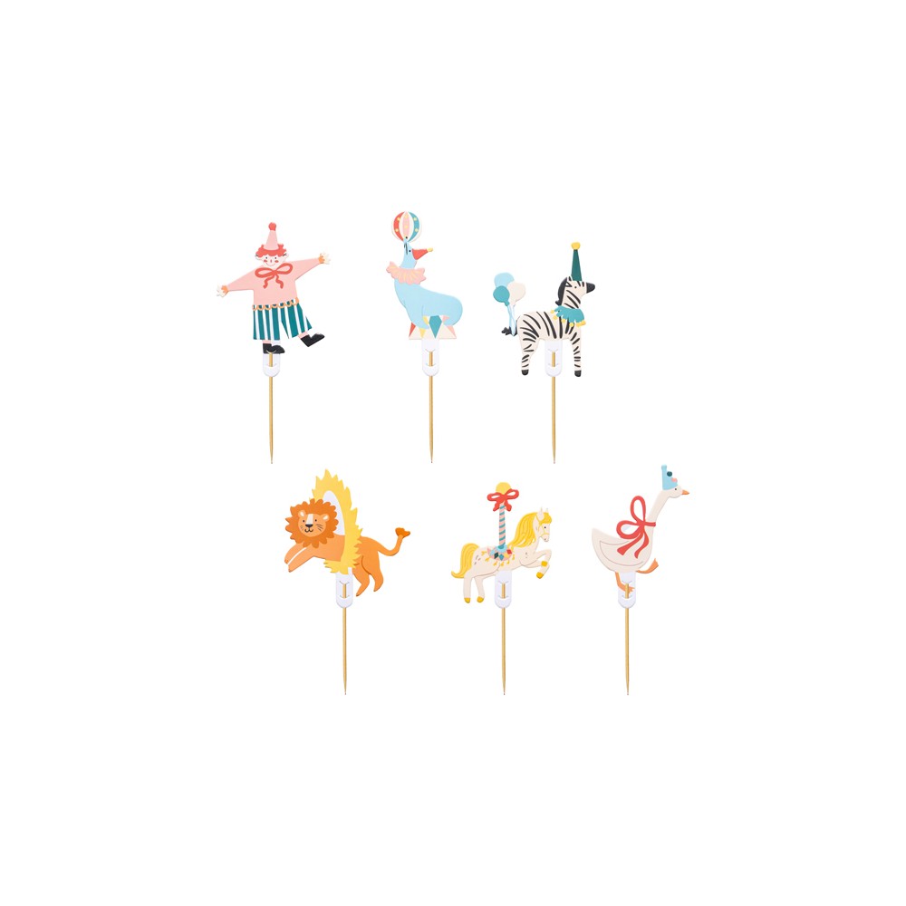 6 Cake topper Cirque