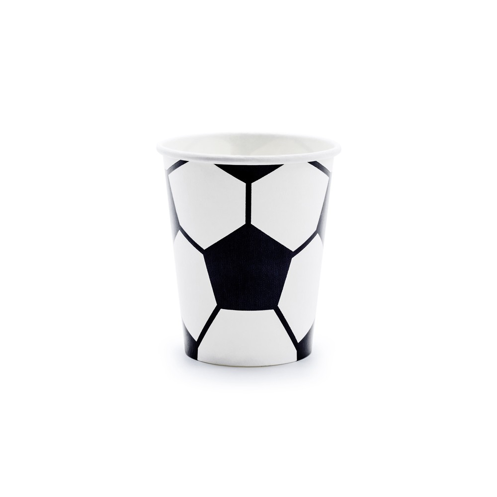 6 Gobelets en papier Football