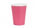 6 Gobelets en papier - rose foncé - 250ml