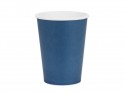 6 Gobelets en papier - bleu foncé - 250ml