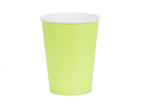 6 Gobelets en papier - vert...