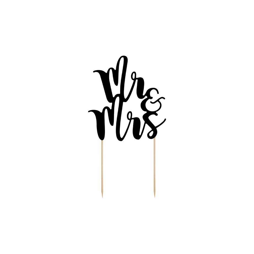 Cake topper de gâteau M. et Mrs