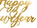 Décoration de gâteau ''Happy New Year'' - or