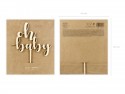 Cake topper "Oh baby"