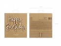 Cake topper tendance en bois "happy birthday"