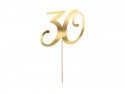 Décorations de gâteaux ''30'' - or