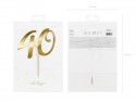 Décorations de gâteaux ''40'' - or