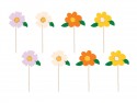8 Cake Cake toppers Fleurs