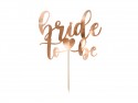 Cake toppers de gâteau ''Bride to be'' - or rose