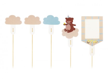 5 Cake toppers Gâteau Ours