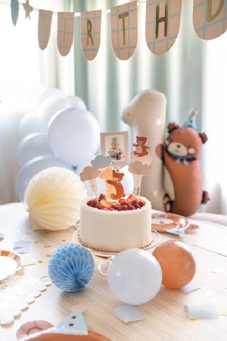 5 Cake toppers Gâteau Ours