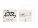 Cake topper acrylique ''Happy Birthday'' - noir