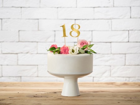 11 Chiffres de table - or