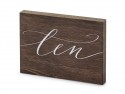 Numéro en bois sur la table - ''Ten'