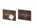 Numéro en bois sur table - ''One'