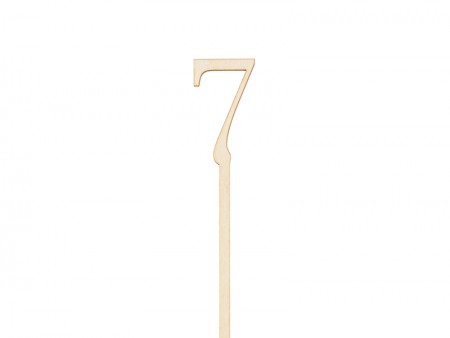 10 Numéros de table en bois