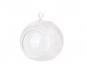 4 Boules de verre - bougeoir
