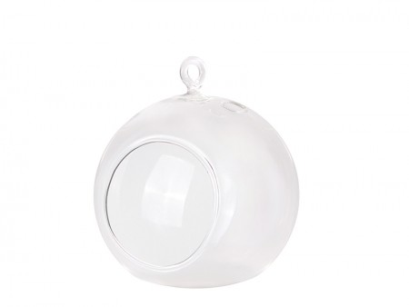 4 Boules de verre - bougeoir