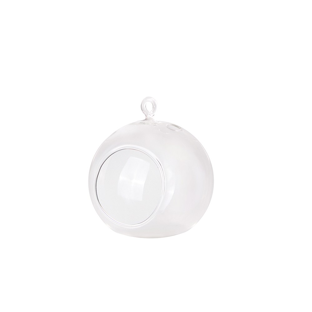 4 Boules de verre - bougeoir