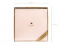 Livre d'or Pour de doux souvenirs - rose poudré
