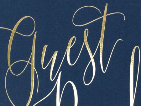 Livre d'or - bleu marine