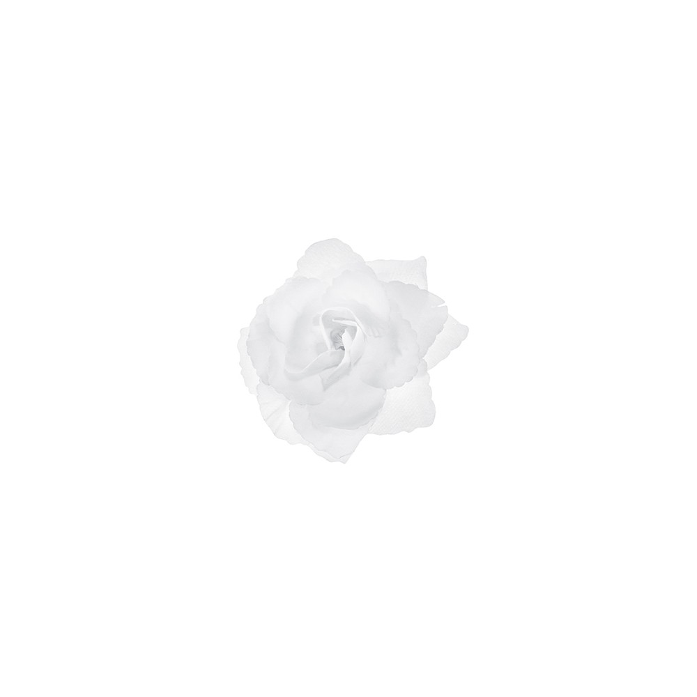 24 Roses autocollantes - blanches